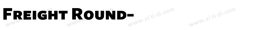 Freight Round字体转换